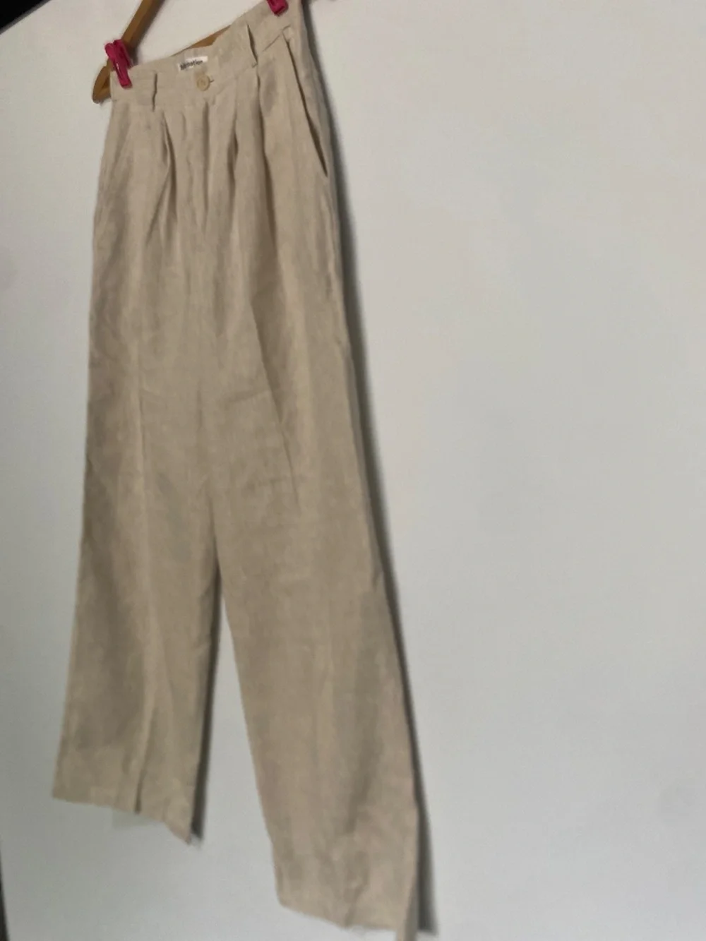 Reformation 6 Mason Linen Pant
